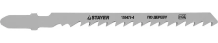 Полотна STAYER "STANDARD", T244D, для эл.лобзиков, HCS, по дереву, фанере, ДСП, быстрый фигурный рез, EU, 74/4мм, 2шт 159477-4 купить в Ижевске