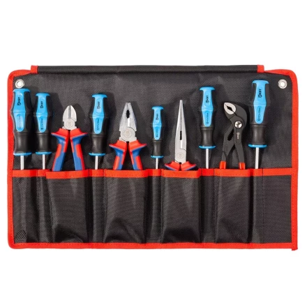 Набор слесарно-монтажного инструмента КВТ НИС-06, 10 предметов (92068) купить в Ижевске