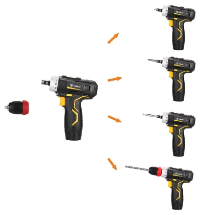 Дрель аккумуляторная DEKO GCD12DU3, 063-4114, со съемным патроном купить в Ижевске