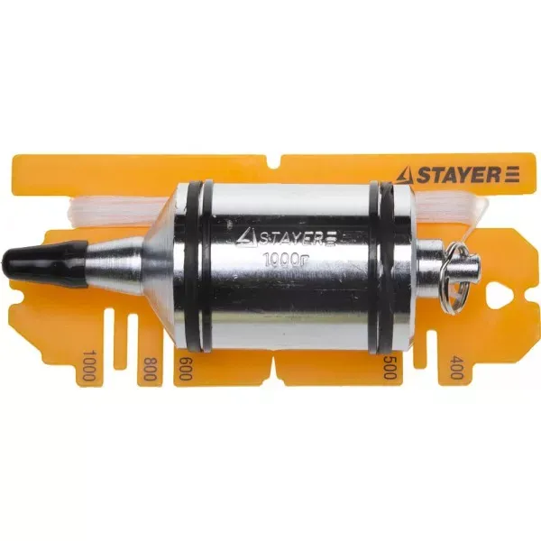Отвес STAYER "PROFI" строительный со шнуром, с противоударными ободками, 1000 г 06352-100 купить в Ижевске