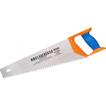Ножовка &quot;ИЖ&quot; &quot;ПРЕМИУМ&quot; по дереву с двухкомпонентной пластиковой рукояткой, шаг 5мм, 400мм 1520-40-05_z01 купить в Ижевске