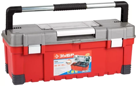 Ящик ЗУБР &quot;ЭКСПЕРТ&quot; пластмассовый для инструмента, 26&quot; 38135-26 купить в Ижевске