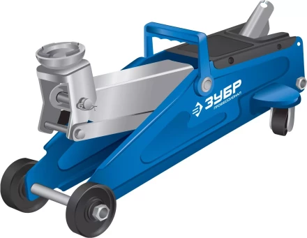 Домкрат гидравлический подкатной T50, 2т, 130-380мм, в кейсе, ЗУБР Профессионал 43052-2-K купить в Ижевске