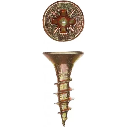 Шурупы ЗУБР "МАСТЕР" по дереву желтопассивированные, 3.0x12мм, 90шт 300396-30-012 купить в Ижевске