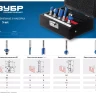 ЗУБР 5 шт, набор профильных фрез по дереву, Профессионал (28795-H5) купить в Ижевске
