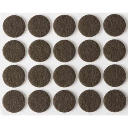 Накладки STAYER "COMFORT" на мебельные ножки, самоклеящиеся, фетровые, коричневые, круглые - диаметр 16 мм, 20 шт 40910-16 купить в Ижевске