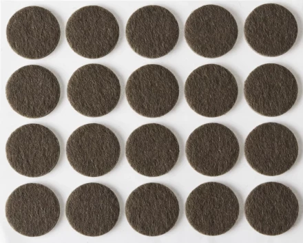 Накладки STAYER "COMFORT" на мебельные ножки, самоклеящиеся, фетровые, коричневые, круглые - диаметр 16 мм, 20 шт 40910-16 купить в Ижевске