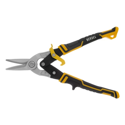Ножницы по металлу Denzel 78370, 270 мм, прямой рез, сталь-CrMo, трехкомпонентные рукоятки купить в Ижевске