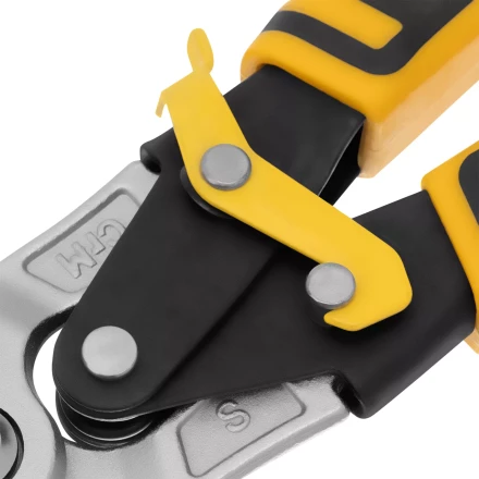 Ножницы по металлу Denzel 78370, 270 мм, прямой рез, сталь-CrMo, трехкомпонентные рукоятки купить в Ижевске