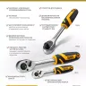 Ключ-трещотка 3/8" Denzel 14032, 90 зубьев, с быстрым сбросом, CrV купить в Ижевске