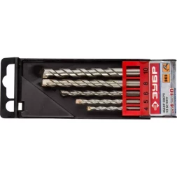 Набор ЗУБР Свёрла "МАСТЕР" по бетону, ударные, 4; 5; 6; 8; 10мм, 5шт 2922-H5