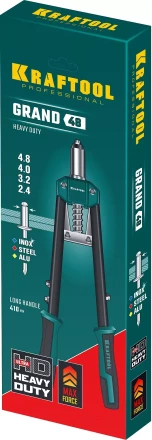 Двуручные усиленные заклепочники KRAFTOOL GRAND-48 31175 купить в Ижевске