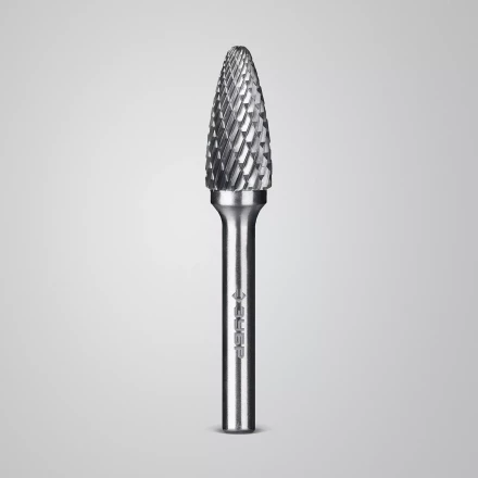 Зубр Твердосплавная борфреза F - парабола с закругленным углом, 12 х 25 мм, радиус 3.0 мм (28805-12-25) купить в Ижевске