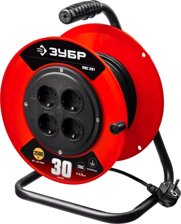 Удлинители на пластиковой катушке ПВС 307 силовые серия МАСТЕР купить в Ижевске