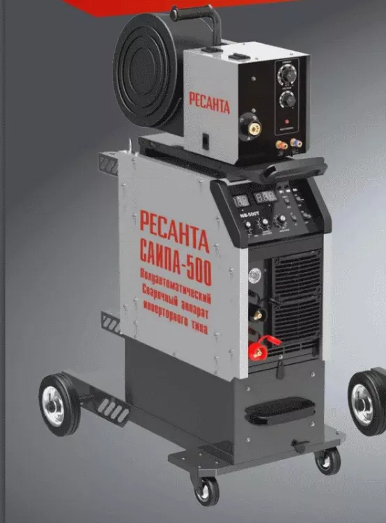 Полуавтоматический сварочный аппарат инверторный Ресанта САИПА-500 купить в Ижевске