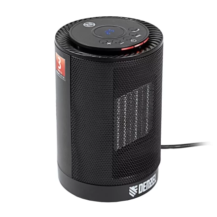 Тепловентилятор электрический керамический Denzel DTFC-1200, 3 режима, вентилятор, нагрев 600/1200 Вт 96418 купить в Ижевске