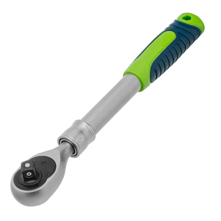 Ключ-трещотка телескопический 1/2", 300-430 мм, 72 зуба, с быстрым сбросом// Сибртех 14077 купить в Ижевске