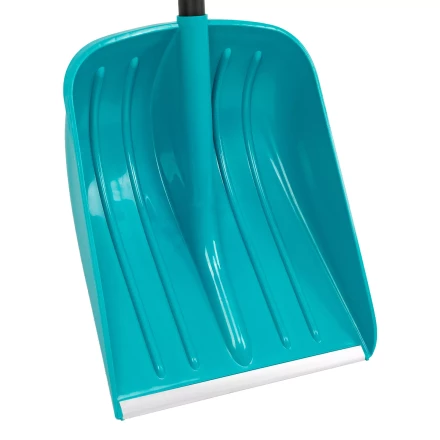 Лопата для уборки снега Palisad 61677, полипропилен, 365х450х1355 мм, алюминиевый черенок, усиленная, LUXE купить в Ижевске