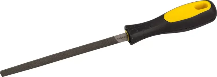 Напильник STAYER "PROFI" трехгранный, с двухкомпонентной рукояткой, № 1, 150мм 16603-15-1 купить в Ижевске