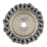 Щетка для УШМ Heavy Duty, 125 мм, М14, "чашка", крученая металлическая проволока  MATRIX 74674 купить в Ижевске