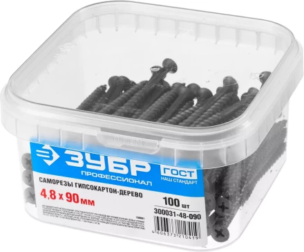 Саморезы ЗУБР СГД 16 х 3.5 мм фосфатированное покрытие 1000 шт Профессионал 300031-35-016 купить в Ижевске