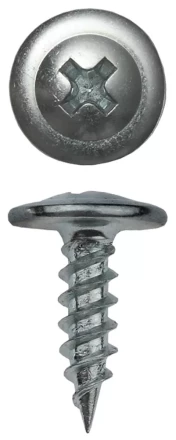 Саморезы ЗУБР с прессшайбой по листовому металлу до 0,9мм, PH2, 4,2х16мм, ТФ7, 70шт 4-300197-42-016 купить в Ижевске