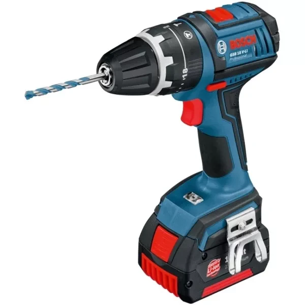 Дрель-шуруповерт аккумуляторная BOSCH GSB 18 V-Li (0.601.867.10F) в кейсе купить в Ижевске