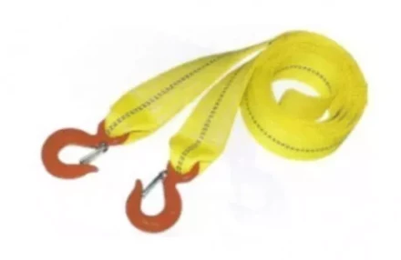 Ремень буксировочный 12т К L=5.0 м 60мм в 2 слоя с крюками купить в Ижевске