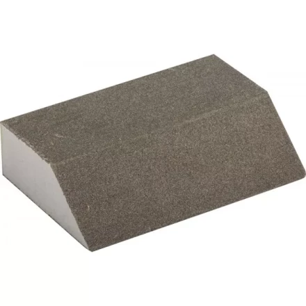 Губка шлифовальная ЗУБР &quot;МАСТЕР&quot; четырехсторонняя угловая, средняя жесткость, Р180, 100х68х42х26мм 35613-180 купить в Ижевске