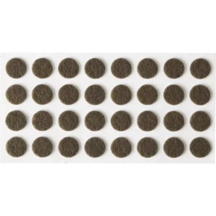 Накладки STAYER "COMFORT" на мебельные ножки, самоклеящиеся, фетровые, коричневые, круглые - диаметр 10 мм, 32 шт 40910-10 купить в Ижевске