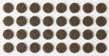 Накладки STAYER "COMFORT" на мебельные ножки, самоклеящиеся, фетровые, коричневые, круглые - диаметр 10 мм, 32 шт 40910-10 купить в Ижевске