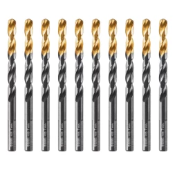 Сверло по металлу, 7 мм, HSS-Tin, Golden Tip, 10 шт. Denzel 717217