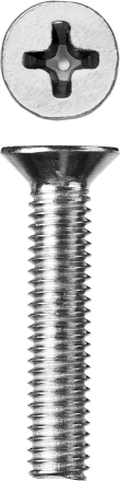 Винт ЗУБР &quot;МАСТЕР&quot; DIN 965, класс прочности 4.8, оцинкованный, M6x35мм, 5кг 303110-06-035 купить в Ижевске