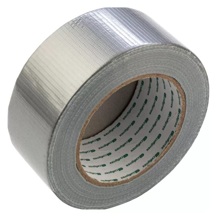 Лента клейкая армированная, 48 мм х 40 м, серебро Сибртех 888165 купить в Ижевске
