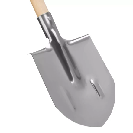 Лопата штыковая Palisad, нерж. сталь, 200х265х1385 мм, ребра жесткости, деревянный черенок, Россия, 6146757 купить в Ижевске