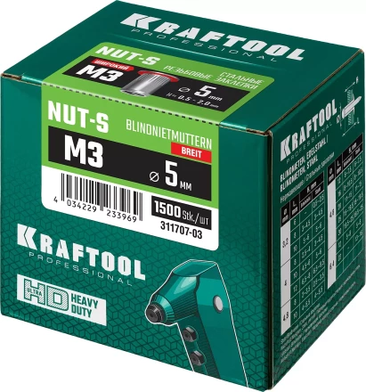 Заклепки резьбовые KRAFTOOL 311707-03 купить в Ижевске