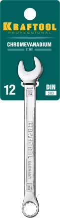 Ключи комбинированные KRAFTOOL, Cr-V, DIN 3113 27079-12 купить в Ижевске