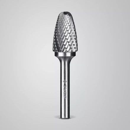 Зубр Твердосплавная борфреза F - парабола с закругленным углом, 16 х 25 мм, радиус 4.0 мм (28805-16-25) купить в Ижевске