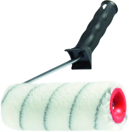 Валик &quot;Гирпаинт&quot; пластмассовая ручка 180 мм ворс 12 мм D 40 полиакрил  MATRIX 80880 купить в Ижевске