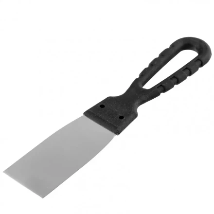 Шпательная лопатка из нержавеющей стали 40 мм пластмассовая ручка Россия 85132 купить в Ижевске