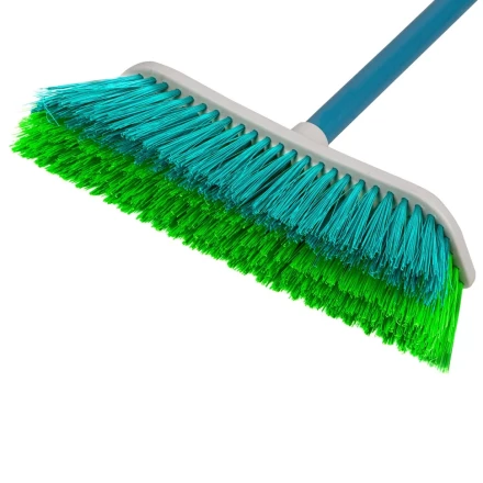 Щетка пластмассовая для подметания пола с комбинированной щетиной, 27 см, с черенком, 120 cм, Home Palisad 935645 купить в Ижевске