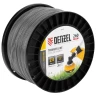 Леска для триммера двухкомпонентная звезда, 2,4мм х 260м, на DIN катушке EXTRA CORD// Denzel 96813 купить в Ижевске