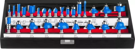 ЗУБР 26 шт, набор профильных фрез по дереву, Профессионал (28796-H26) купить в Ижевске