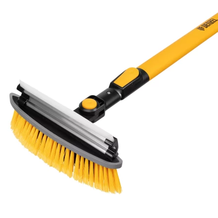 Щетка-сметка со скребком, телескоп, поворотная голова, водосгон 950-1320 мм Denzel 55327 купить в Ижевске