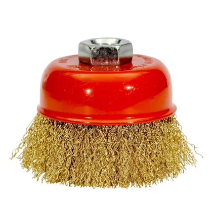 Щетка для УШМ М14/85 мм чашечная сталь прямая VMX 511719 купить в Ижевске