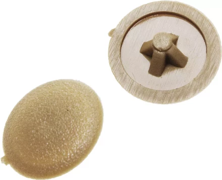 Заглушка декоративная ЗУБР под шуруп, цвет сосна, шлиц №2, ТФ6, 40шт 4-308156-4 купить в Ижевске