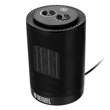 Тепловентилятор керамический Denzel DTFC-1200S, вращение, 3 реж., вент., нагрев 600/1200 Вт 96411 купить в Ижевске