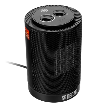 Тепловентилятор керамический Denzel DTFC-1200S, вращение, 3 реж., вент., нагрев 600/1200 Вт 96411 купить в Ижевске