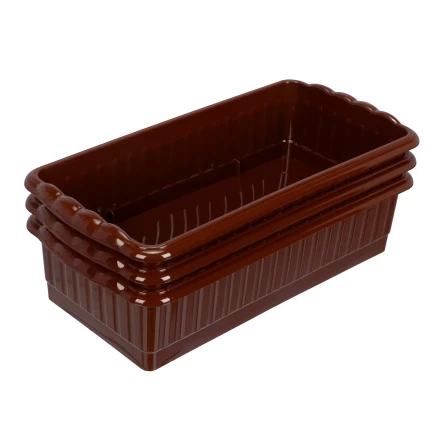 Поддон для рассады Palisad 322х166х82 мм, пластиковый, 3 шт, под 8 горшочков 250 мл., 643442 купить в Ижевске