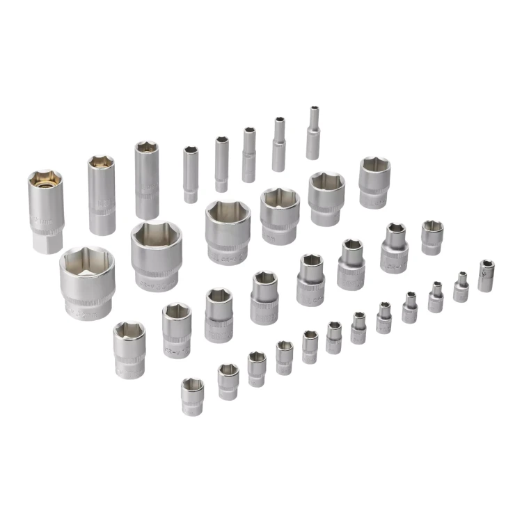 Набор инструментов Denzel 15802, 1/2", 1/4", CrV, S2, пластиковый кейс, 84 предмета купить в Ижевске